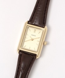 スクエア型 黒レザー 時計 メンズスクエアレザーウォッチ,ビジネススタイルのブラック