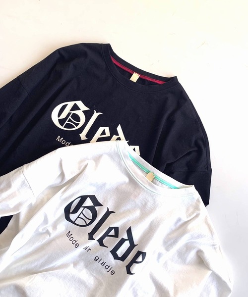 Q（キュー）の「ゴシックロゴロンT（Tシャツ/カットソー・レディース・ブラック/ホワイト・MEDIUM）」の6枚目の写真