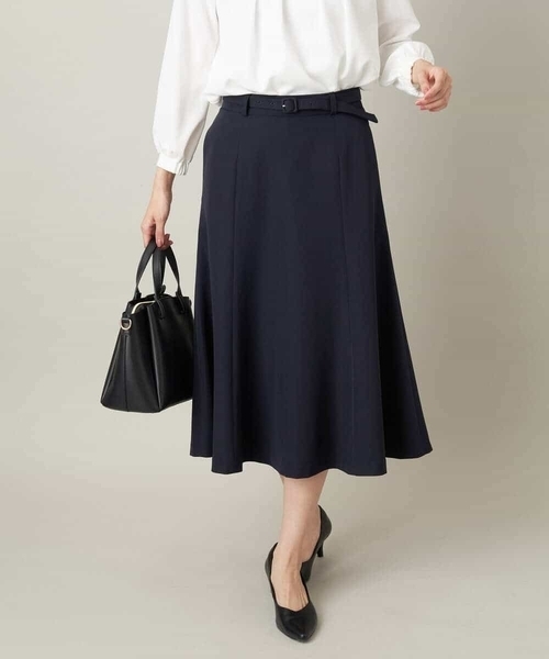 a.v.v（アーヴェヴェ）の「【洗える/イージーケア】ダブルクロスマーメイドスカート（スーツスカート・レディース・ネイビー/ブラック/ライトグレー・36/38/40/42/34）」の17枚目の写真