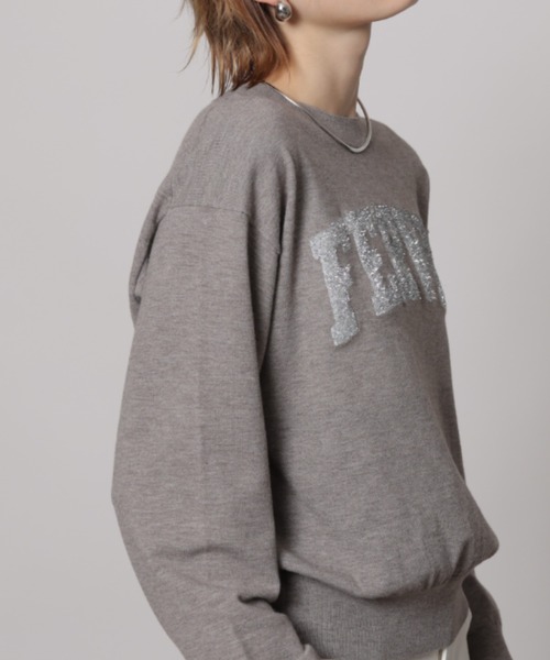 CADUNE（カデュネ）の「ロゴラメニット（ニット/セーター）」 - WEAR