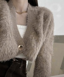 アンテプリマグレー ファーショートボレロ RHODOLIRION｜ソリッド エコファー ボレロ “Eco Fur Bolero