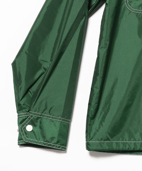 BEAMS PLUS(ビームスプラス)の「BEAMS PLUS / ブライト ナイロン スポーツ シャツ ジャケット(ブルゾン・メンズ・シルバー/グリーン・L/M/S/XL)」の19枚目の写真
