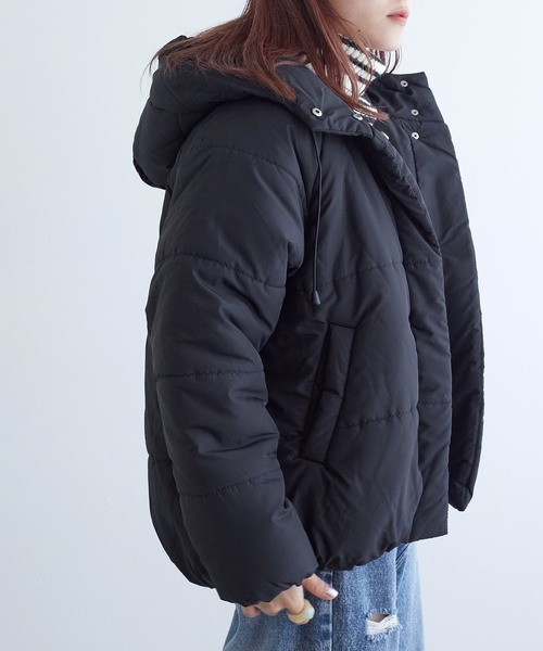 w closet（ダブルクローゼット）の「エコダウン（ダウンジャケット/コート・レディース・オフホワイト/サックスブルー/ブラック・FREE）」の10枚目の写真