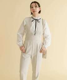 F by ROSSO | F by ROSSO　ハイウエストサロペットパンツ(サロペット/オーバーオール)