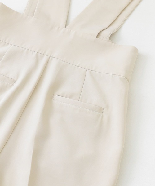 F by ROSSO（エフバイロッソ）の「F by ROSSO　ハイウエストサロペットパンツ（サロペット/オーバーオール・レディース・ブラック/ベージュ系その他・38/36）」の13枚目の写真