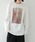HER CLOSET�i�n�[�N���[�[�b�g�j�́u�yHER CLOSET�zWEB����j���A���X�p�l���v�����g���S����T WEB LIMITED NUANCE PANEL PRINT LOGO LONG TEE�iT�V���c/�J�b�g�\�[�j�v�b�u���E��