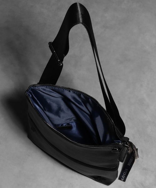 【セール】【Beverly Hills Polo Club/ビバリーヒルズポロクラブ】ポニーロゴ刺繍 シンセティックレザー ショルダーバッグ（ショルダーバッグ）｜BEVERLY HILLS POLO CLUB（ビバリーヒルズポロクラブ）