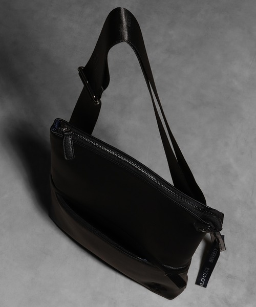 【セール】【Beverly Hills Polo Club/ビバリーヒルズポロクラブ】ポニーロゴ刺繍 シンセティックレザー ショルダーバッグ（ショルダーバッグ）｜BEVERLY HILLS POLO CLUB（ビバリーヒルズポロクラブ）