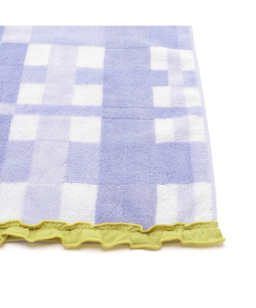 Francfranc（フランフラン）の「抗菌防臭 チェック フェイスタオル パープル（タオル・レディース・パープル・FREE）」の3枚目の写真