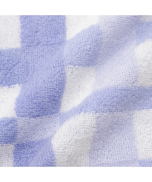 Francfranc（フランフラン）の「抗菌防臭 チェック フェイスタオル パープル（タオル・レディース・パープル・FREE）」の5枚目の写真