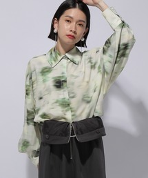 HARE | hazeフラワーショートシャツ(HARE)(シャツ/ブラウス)