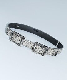 TOGA TOO ダブルスクエアバックルベルト TOGA TOO/トーガトゥ】Double square buckle belt/ダブル