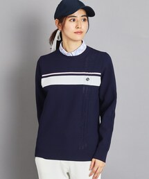 adabat | 【手洗い可】フロントラインデザイン クルーネックセーター(ニット/セーター)