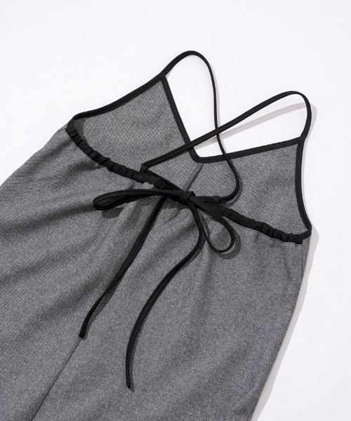 flower(フラワー)の「パイピングフレアワンピース(ワンピース・レディース・ベージュ/グレー・FREE)」の10枚目の写真