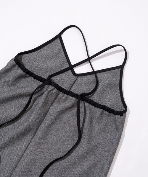 flower(フラワー)の「パイピングフレアワンピース(ワンピース・レディース・ベージュ/グレー・FREE)」の9枚目の写真