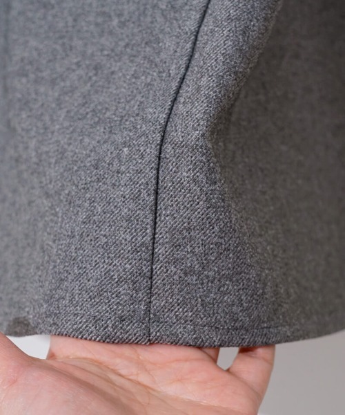 flower(フラワー)の「パイピングフレアワンピース(ワンピース・レディース・ベージュ/グレー・FREE)」の5枚目の写真