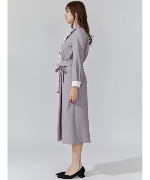 TONAL（トーナル）の「ジョーゼットボウタイブラウス（シャツ