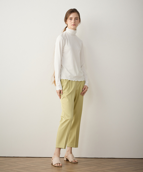 LE SOUK HOLIDAY(ルスークホリデー)の「メローハイネックプルオーバー(Tシャツ/カットソー・レディース・ネイビー/グリーン/ブラック/オフホワイト・M/L)」の17枚目の写真