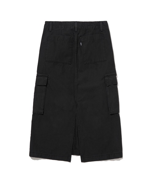 Levi's（リーバイス）の「Levi's/リーバイス カーゴ ミディスカート ブラック METEORITE（スカート・レディース・ブラック・23inch/27inch/26inch/25inch/24inch/28inch）」の3枚目の写真