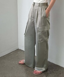 CE'E_SE'E | [新色追加][サイズ展開あり]シャイニーサテンカーゴパンツ(カーゴパンツ)