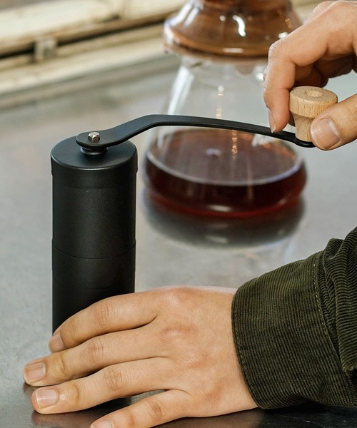 COFFEE MILL WOOD コーヒーミル ウッド ブラック 手挽き 珈琲