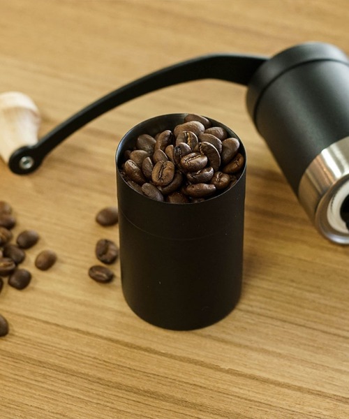 HIGHTIDE(ハイタイド)の「romo ロモ COFFEE MILL WOOD Black コーヒーミル ウッド ブラック(アウトドアグッズ・レディース・ブラック・FREE)」の6枚目の写真