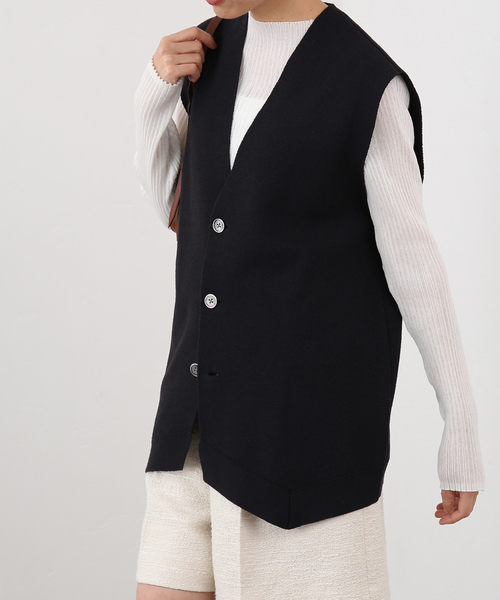 新品2024SS イエナ　ビックニットベスト IENA（イエナ）の「ビックニットベスト（ベスト）」 - WEAR