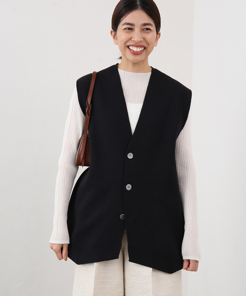 新品2024SS イエナ　ビックニットベスト IENA（イエナ）の「ビックニットベスト（ベスト）」 - WEAR