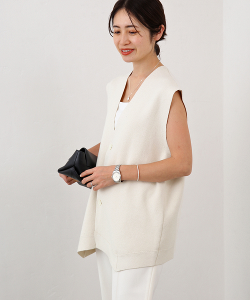 新品2024SS イエナ　ビックニットベスト IENA（イエナ）の「ビックニットベスト（ベスト）」 - WEAR