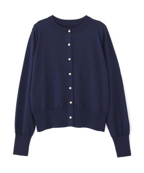 N.（N. Natural Beauty Basic）（エヌエヌナチュラルビューティーベーシック）の「◆ゴールドボタンカーディガン（カーディガン/ボレロ・レディース・グリーン/ネイビー/オフホワイト・MEDIUM）」の19枚目の写真