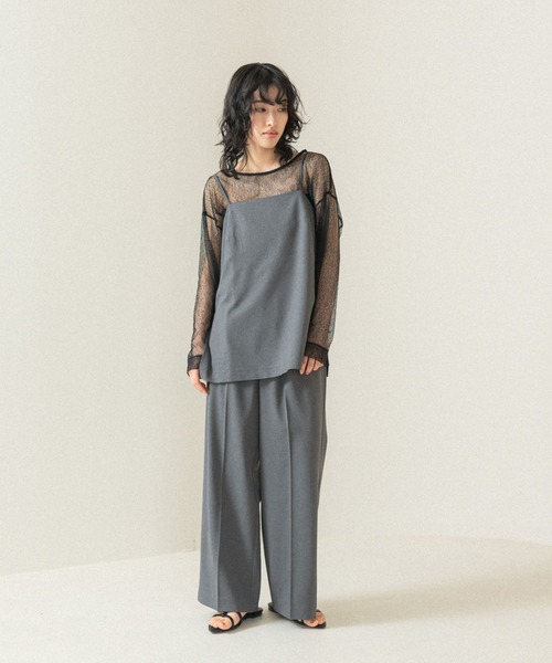 LEPSIM（レプシィム）の「【FOR I SERIES】アウトポケットパンツ　110819（その他パンツ・レディース・ベージュ/チャコールグレー・SMALL/MEDIUM）」の9枚目の写真