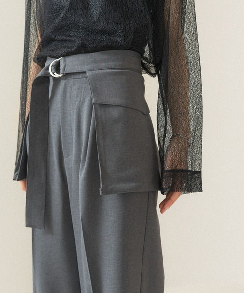 LEPSIM（レプシィム）の「【FOR I SERIES】アウトポケットパンツ　110819（その他パンツ・レディース・ベージュ/チャコールグレー・SMALL/MEDIUM）」の12枚目の写真