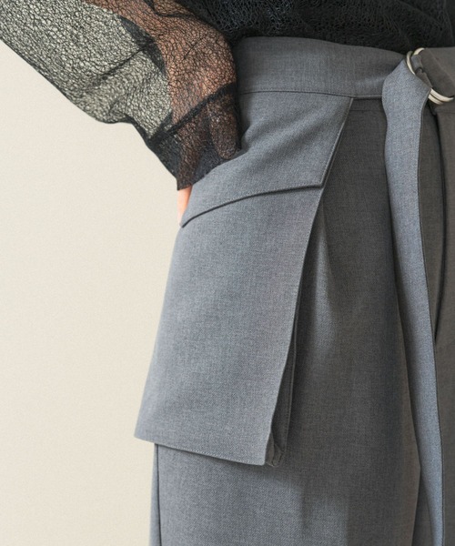 LEPSIM（レプシィム）の「【FOR I SERIES】アウトポケットパンツ　110819（その他パンツ・レディース・ベージュ/チャコールグレー・SMALL/MEDIUM）」の13枚目の写真