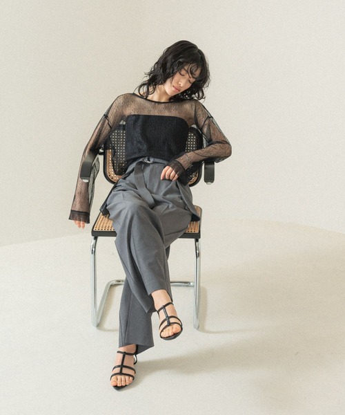 LEPSIM（レプシィム）の「【FOR I SERIES】アウトポケットパンツ　110819（その他パンツ・レディース・ベージュ/チャコールグレー・SMALL/MEDIUM）」の15枚目の写真