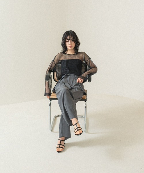 LEPSIM（レプシィム）の「【FOR I SERIES】アウトポケットパンツ　110819（その他パンツ・レディース・ベージュ/チャコールグレー・SMALL/MEDIUM）」の16枚目の写真