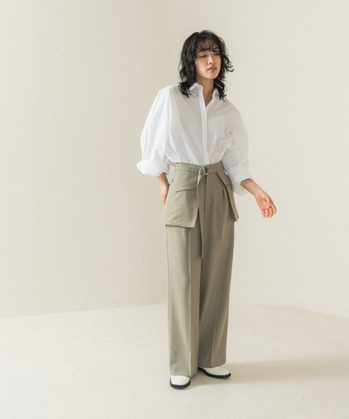 LEPSIM（レプシィム）の「【FOR I SERIES】アウトポケットパンツ　110819（その他パンツ・レディース・ベージュ/チャコールグレー・SMALL/MEDIUM）」の18枚目の写真