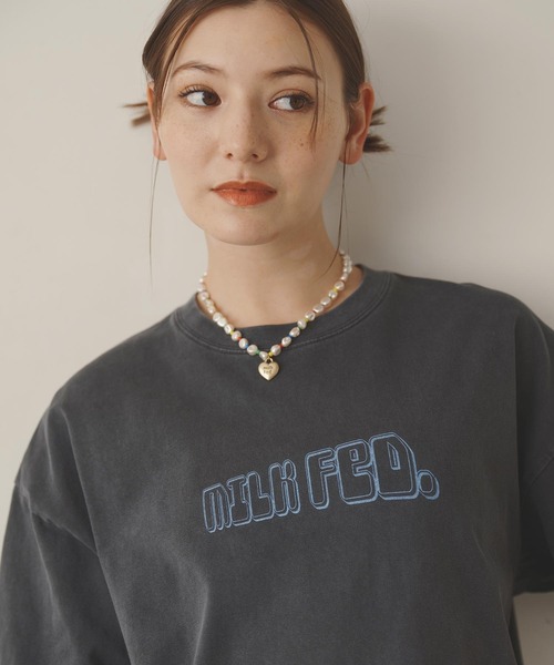 MILKFED.(ミルクフェド)の「HEART CHARM BEADED NECKLACE(ネックレス・レディース・マルチ・ONE SIZE)」の10枚目の写真