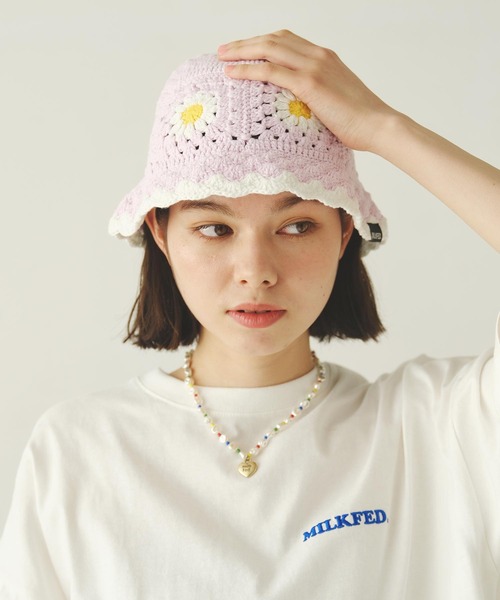MILKFED.(ミルクフェド)の「HEART CHARM BEADED NECKLACE(ネックレス・レディース・マルチ・ONE SIZE)」の12枚目の写真