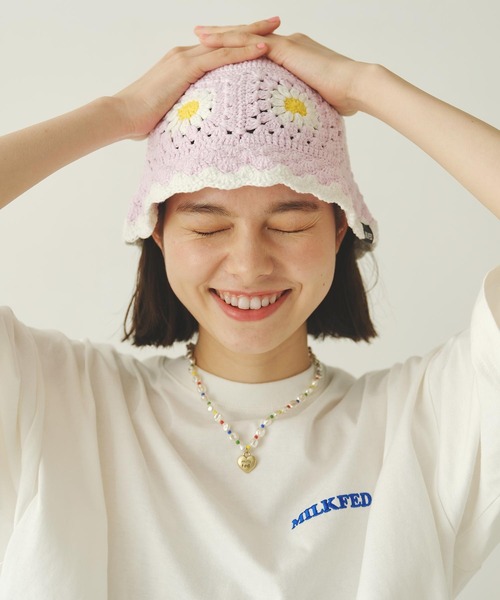 MILKFED.(ミルクフェド)の「HEART CHARM BEADED NECKLACE(ネックレス・レディース・マルチ・ONE SIZE)」の11枚目の写真