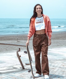 SWING PANTS/ロキシーワークワイドパンツ