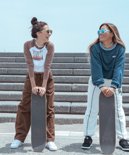 ROXY（ロキシー）の「SWING PANTS/ロキシーワークワイドパンツ（その他パンツ・レディース・ブラック/ブラウン/グリーン・MEDIUM/SMALL/LARGE）」の18枚目の写真