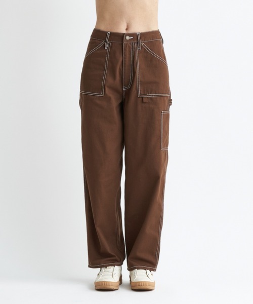 ROXY（ロキシー）の「SWING PANTS/ロキシーワークワイドパンツ（その他パンツ・レディース・ブラック/ブラウン/グリーン・MEDIUM/SMALL/LARGE）」の19枚目の写真
