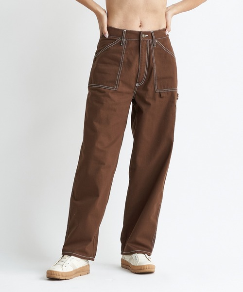 SWING PANTS/ロキシーワークワイドパンツ（その他パンツ）｜ROXY