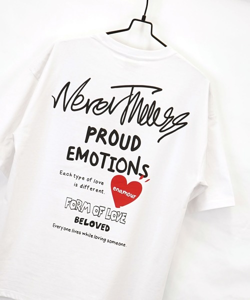 Burner（バーナー）の「【GROOVY STORE】オーバーサイズ ポケ付き刺繍＆バックプリント ヘビーウエイト半袖Tシャツ（Tシャツ/カットソー・メンズ・ブラック/ブラック系その他2/ホワイト系その他2/ブラック系その他3/ホワイト/ホワイト系その他3・M/L/LL）」の2枚目の写真