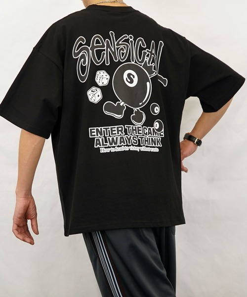 Burner（バーナー）の「【GROOVY STORE】オーバーサイズ ポケ付き刺繍＆バックプリント ヘビーウエイト半袖Tシャツ（Tシャツ/カットソー・メンズ・ブラック/ブラック系その他2/ホワイト系その他2/ブラック系その他3/ホワイト/ホワイト系その他3・M/L/LL）」の6枚目の写真