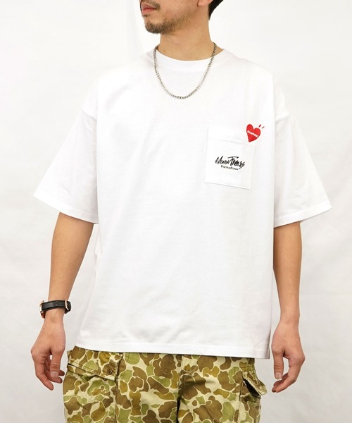 Burner（バーナー）の「【GROOVY STORE】オーバーサイズ ポケ付き刺繍＆バックプリント ヘビーウエイト半袖Tシャツ（Tシャツ/カットソー・メンズ・ブラック/ブラック系その他2/ホワイト系その他2/ブラック系その他3/ホワイト/ホワイト系その他3・M/L/LL）」の15枚目の写真