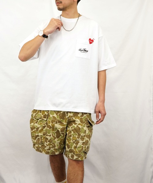 Burner（バーナー）の「【GROOVY STORE】オーバーサイズ ポケ付き刺繍＆バックプリント ヘビーウエイト半袖Tシャツ（Tシャツ/カットソー・メンズ・ブラック/ブラック系その他2/ホワイト系その他2/ブラック系その他3/ホワイト/ホワイト系その他3・M/L/LL）」の17枚目の写真