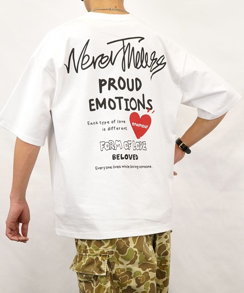 Burner（バーナー）の「【GROOVY STORE】オーバーサイズ ポケ付き刺繍＆バックプリント ヘビーウエイト半袖Tシャツ（Tシャツ/カットソー・メンズ・ブラック/ブラック系その他2/ホワイト系その他2/ブラック系その他3/ホワイト/ホワイト系その他3・M/L/LL）」の11枚目の写真