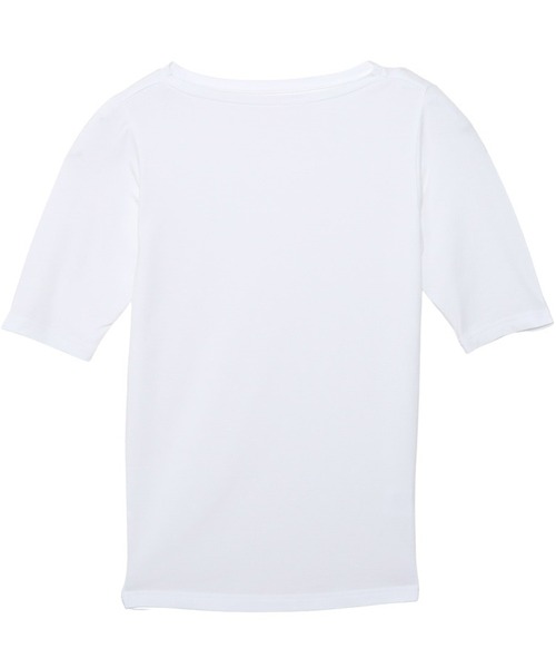 HANES(ヘインズ)の「【Hanes】ハーフスリーブTee HW1-Z101(Tシャツ/カットソー・レディース・ブラック/ホワイト・FREE)」の4枚目の写真