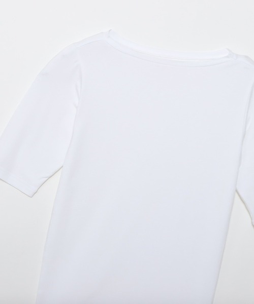 HANES(ヘインズ)の「【Hanes】ハーフスリーブTee HW1-Z101(Tシャツ/カットソー・レディース・ブラック/ホワイト・FREE)」の5枚目の写真